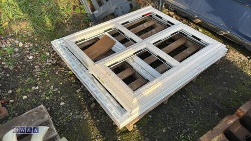 2 x PVC windows