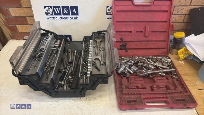 2 x boxes of hand tools & sockets