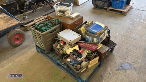 Pallet of mixed equipment