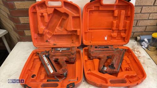 2 x PASLODE IM350 nail guns c/w cases