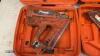 2 x PASLODE IM350 nail guns c/w cases - 8