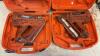 2 x PASLODE IM350 nail guns c/w cases - 9