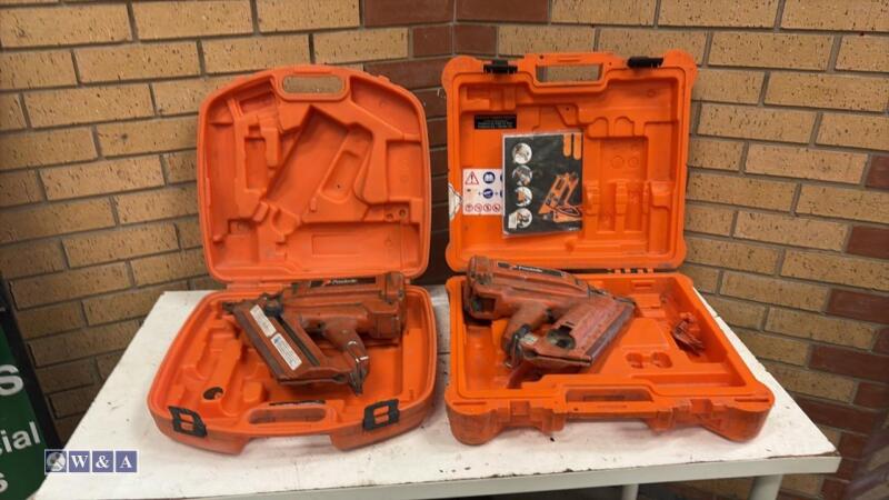 2 x PASLODE IM350 nail guns c/w cases