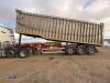 2014 WEIGHTLIFTER 75 yard tri-axle alloy bulker trailer c/w steel floor, lift axle, pm weigher - 3