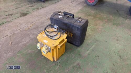 5kva transformer & plastic Dewalt case