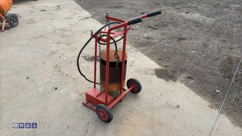 Bottle trolley & gas heater