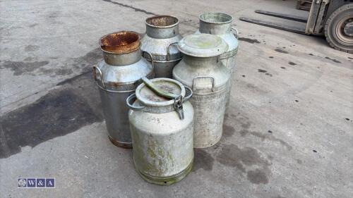 5 x milk churns