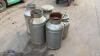 5 x milk churns - 4