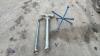 2 x water stand pipes & wheel nut spider - 2