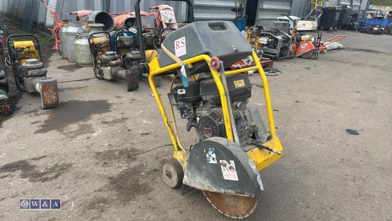 WACKER NEUSON BFS1345 road saw c/w dust suppression bottle