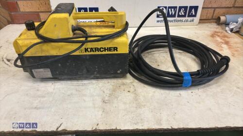 KARCHER steam cleaner c/w hose