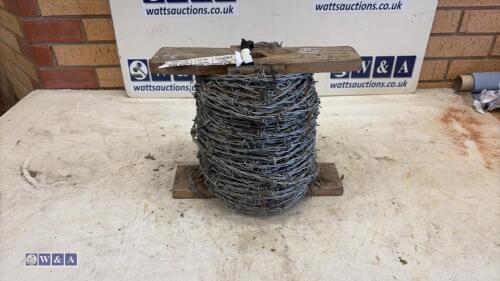 Roll of barbed wire