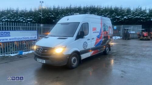 2017 MERCEDES SPRINTER 316 CDI diesel panel van (NK17 OPD)(MoT 1st May 2025)(V5 & MoT in office)