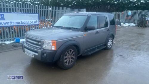 2007 LAND ROVER DISCOVERY COMMERCIAL 3XS 4x4 automatic (FG57 NXW)(MoT 3rd September 2025)(V5 in office)