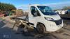 2019 FIAT DUCATO 35 MULTIJET ll 3500kgs 6 speed recovery vehicle, c/w euro 6 engine, 15ft aluminium body with underslung ramps, winch with remote, air conditioning, 3 seats, bluetooth radio, rear axle air suspension (YT19 FNR)(MoT 1st May 2025)(V5, remote - 6