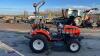 2008 KIOTI CK22 4wd compact tractor c/w turf tyres, manual gearbox, power steering, Rops, 3 point linkage & pto (s/n GS3200054) - 7