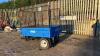 OXDALE 1.25t compact tipping tipping trailer c/w mesh sides s/n0000228 - 3