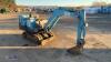 IHI 126X .5t rubber tracked excavator (s/n 1151338) with bucket & blade - 6