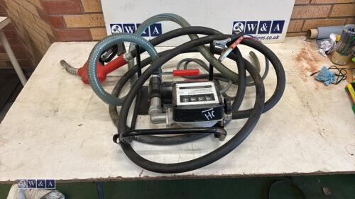 24v fuel pump, counter & delivery hose