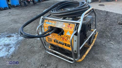 JCB BEAVER hydraulic pack c/w hose