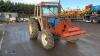 1976 FORD COUNTY 4600 4wd tractor c/w front mounted forestry blade & rear mounted pto driven cable winch (Q542 KUA)(Copy of V5 in office) - 4