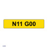 Number plate: N11 G00 (Copy of retention certificate in office)