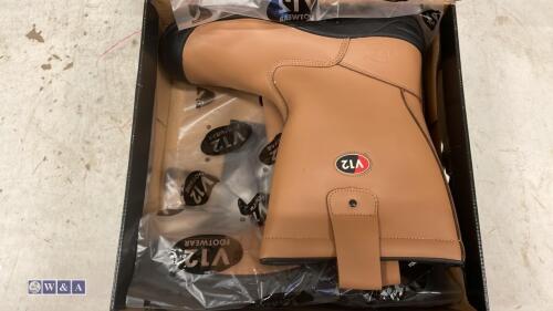 Pair of V12 safety boots (unused old stock) (size 12)