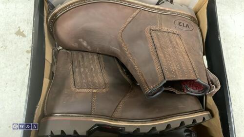 Pair of V12 safety boots (unused old stock) (size 12)