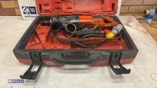 HUSQVARNA 110v core drill c/w case