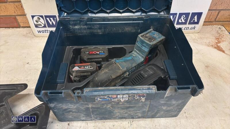 BOSCH cordless reciprocating saw c/w case