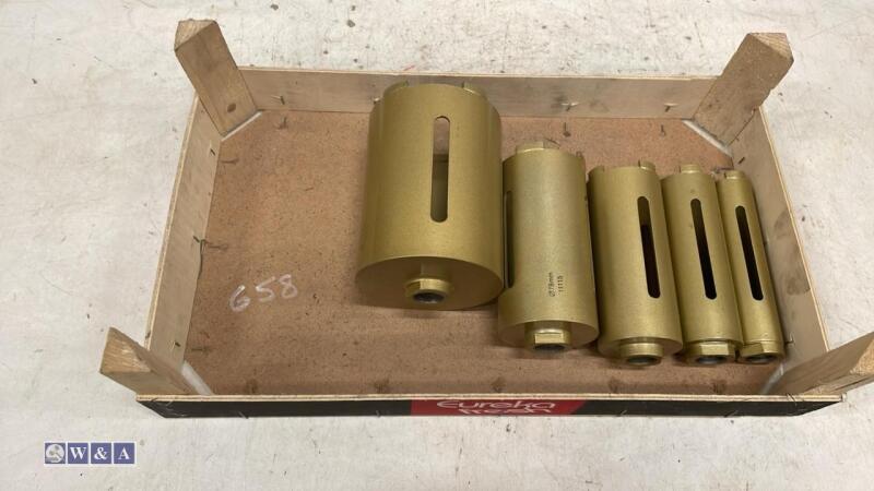 5 x core drill bits (unused)