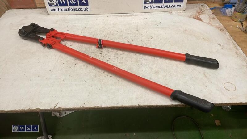 Pair of large bolt croppers