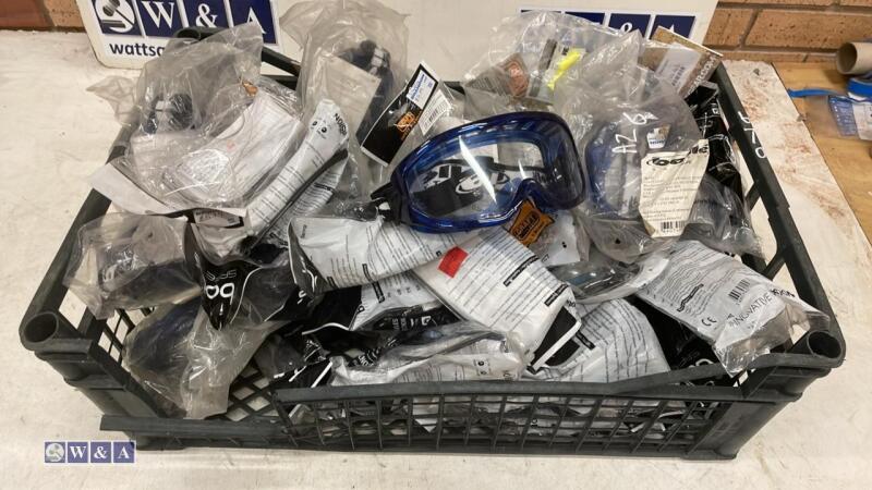 Box of PPE goggles