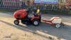 MTD J136 13hp ride on mower c/w lawn groomer - 11