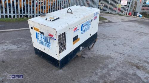 STEPHILL 10kva diesel driven generator