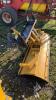 HIRSTLE 1.8m snow plough c/w hydraulic lift ram to suit Land Rover Defender etc (unused) - 2