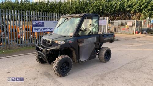 2022 POLARIS RANGER 1000 4wd petrol utility vehicle c/w cab (PE22 TSX)