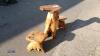 Driftwood table c/w 2 x stools - 2