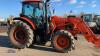 2022 KUBOTA M6-111 4wd tractor, c/w Kubota LA1955 Q-fit loader, twin assister rams, push out puh, 3 x spool valves, F/R shuttle, power shift, A/c, air seat, joystick loader controls - 6