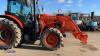 2022 KUBOTA M6-111 4wd tractor, c/w Kubota LA1955 Q-fit loader, twin assister rams, push out puh, 3 x spool valves, F/R shuttle, power shift, A/c, air seat, joystick loader controls - 7