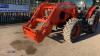 2022 KUBOTA M6-111 4wd tractor, c/w Kubota LA1955 Q-fit loader, twin assister rams, push out puh, 3 x spool valves, F/R shuttle, power shift, A/c, air seat, joystick loader controls - 15