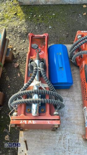 HMB 350 hydraulic machine breaker c/w lines (unused)