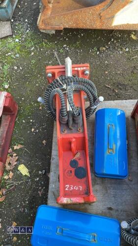 HMB 350 hydraulic machine breaker c/w lines (unused)