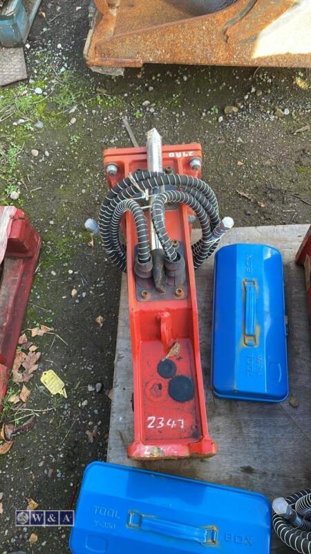 HMB 350 hydraulic machine breaker c/w lines (unused)