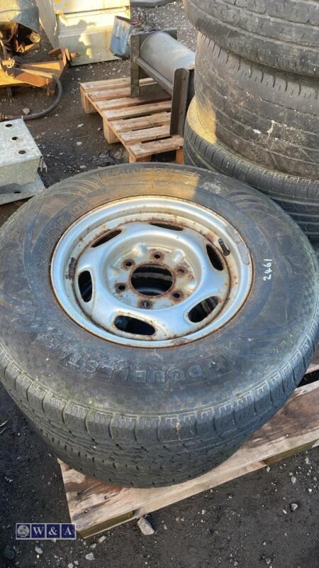 2 x wheels & tyres (235/75R15)