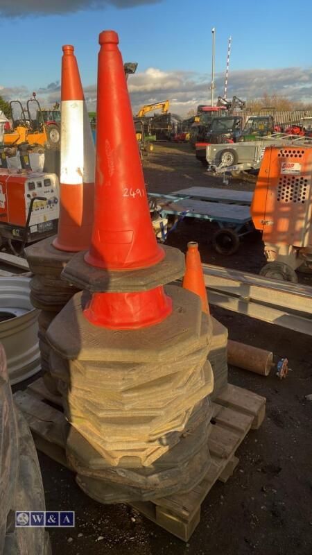 Quantity of road cones