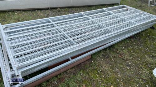 12ft part mesh yard gate