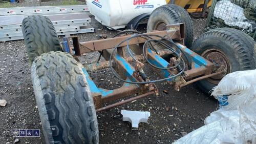 Trailer twin axle bogie