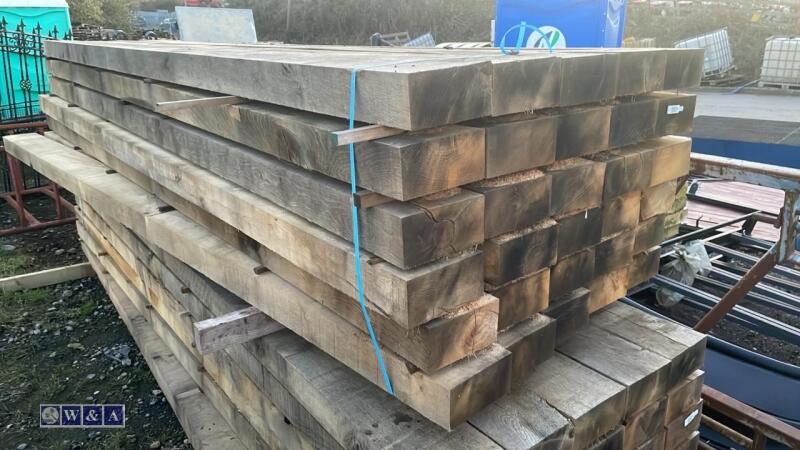 Quantity of oak beams (approx 13ft long x 8'' x 4'')