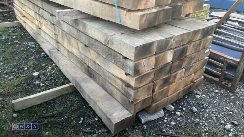 Quantity of oak beams (approx 13ft long x 8'' x 4'')